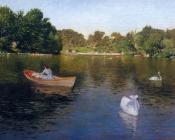威廉 梅里特 查斯 : On the Lake Central Park